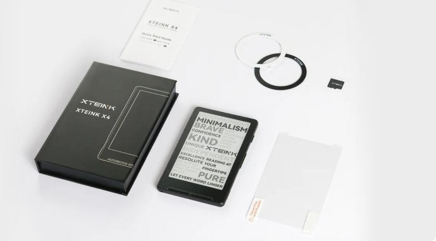 Contenu de la boîte X4